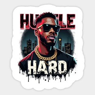 Street King: Bold Style and Urban Swagger Sticker